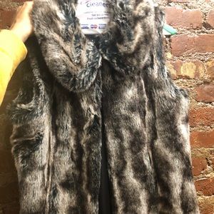 Rachel Zoe faux fur vest